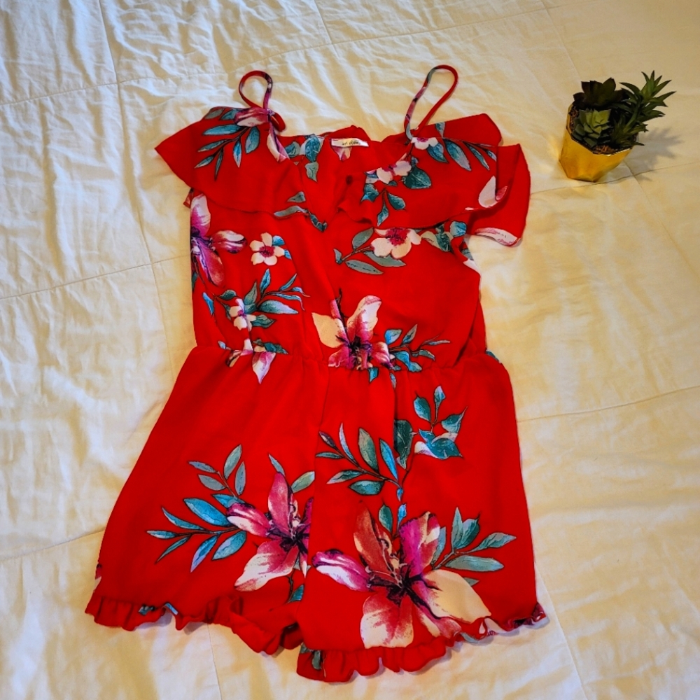 LA Gypsy floral‎ romper